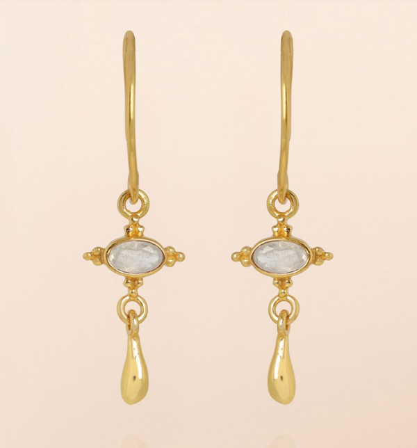 Muja Juma Oorbellen Dorado Maansteen