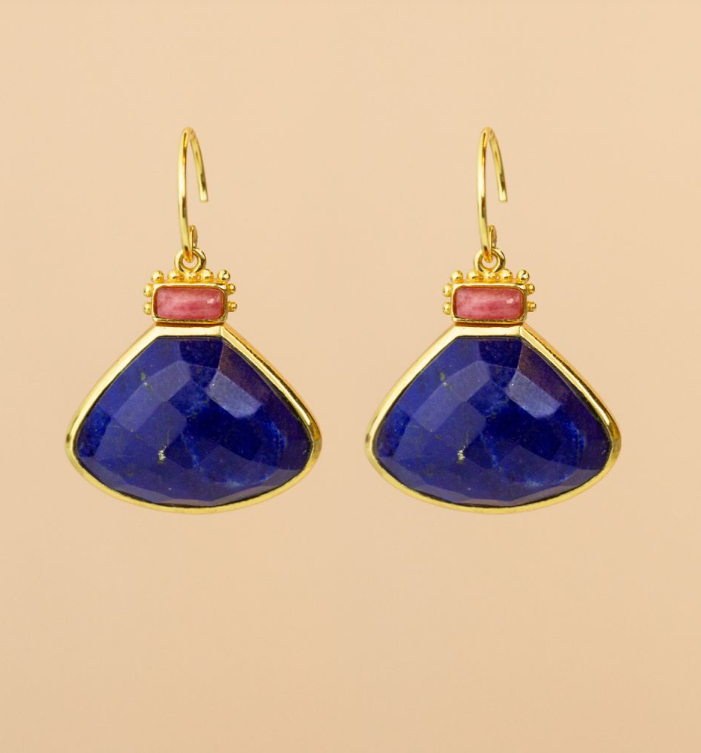 Muja Juma Oorbellen Norma Lapis Lazuli