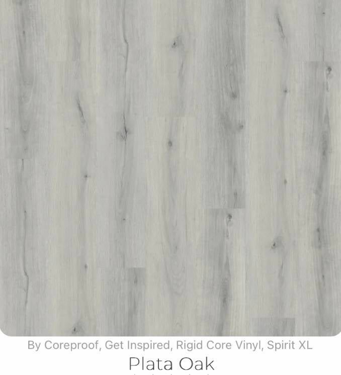 Spirit XL Plata Oak rigid core vinyl plank