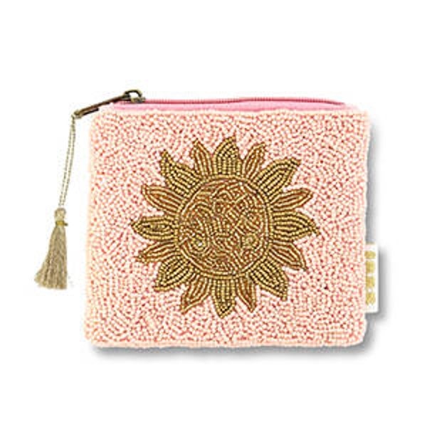 Etui met kraaltjes - Gouden Zon