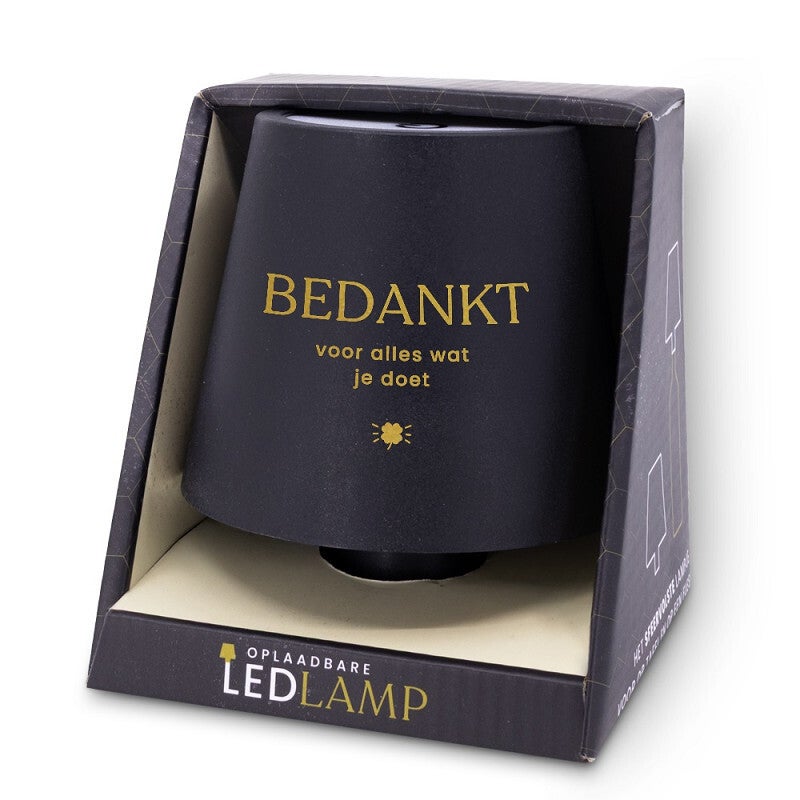 Oplaadbaar LED-lamp - BEDANKT