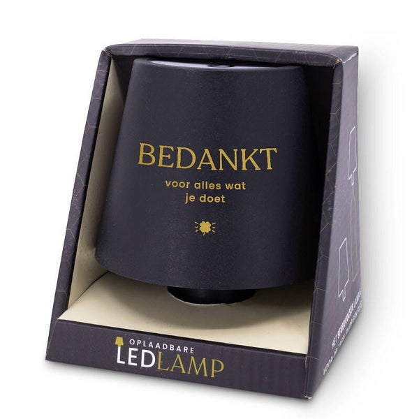 Oplaadbaar LED-lamp - BEDANKT