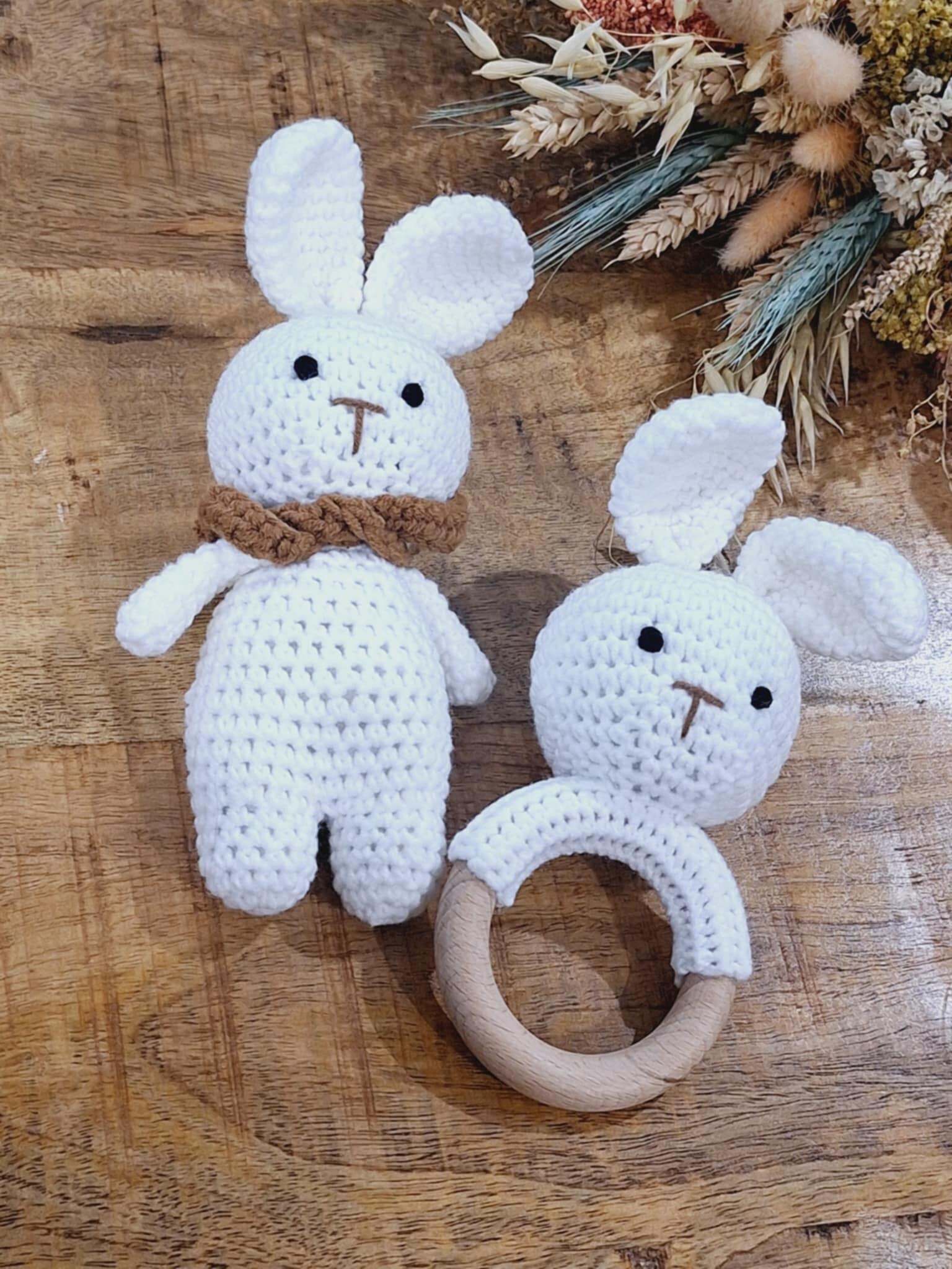 Gehaakte konijnen set