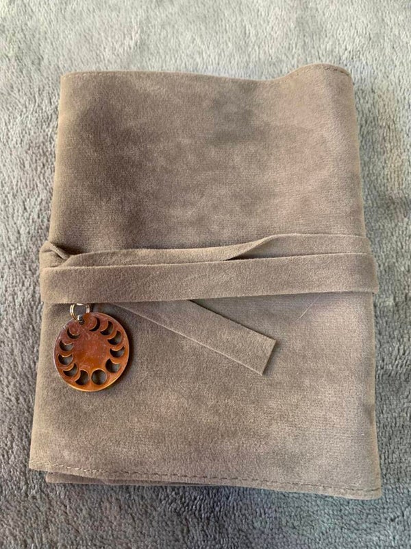 Tarot Deck Wrap with Moon Phase Charm