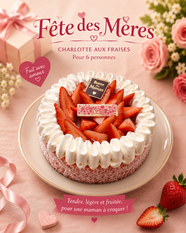 Charlotte aux fraises