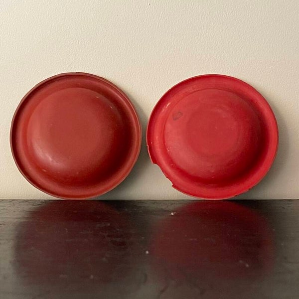 Kappers rubberen inlegschaaltjes voor een scheerschaaltje