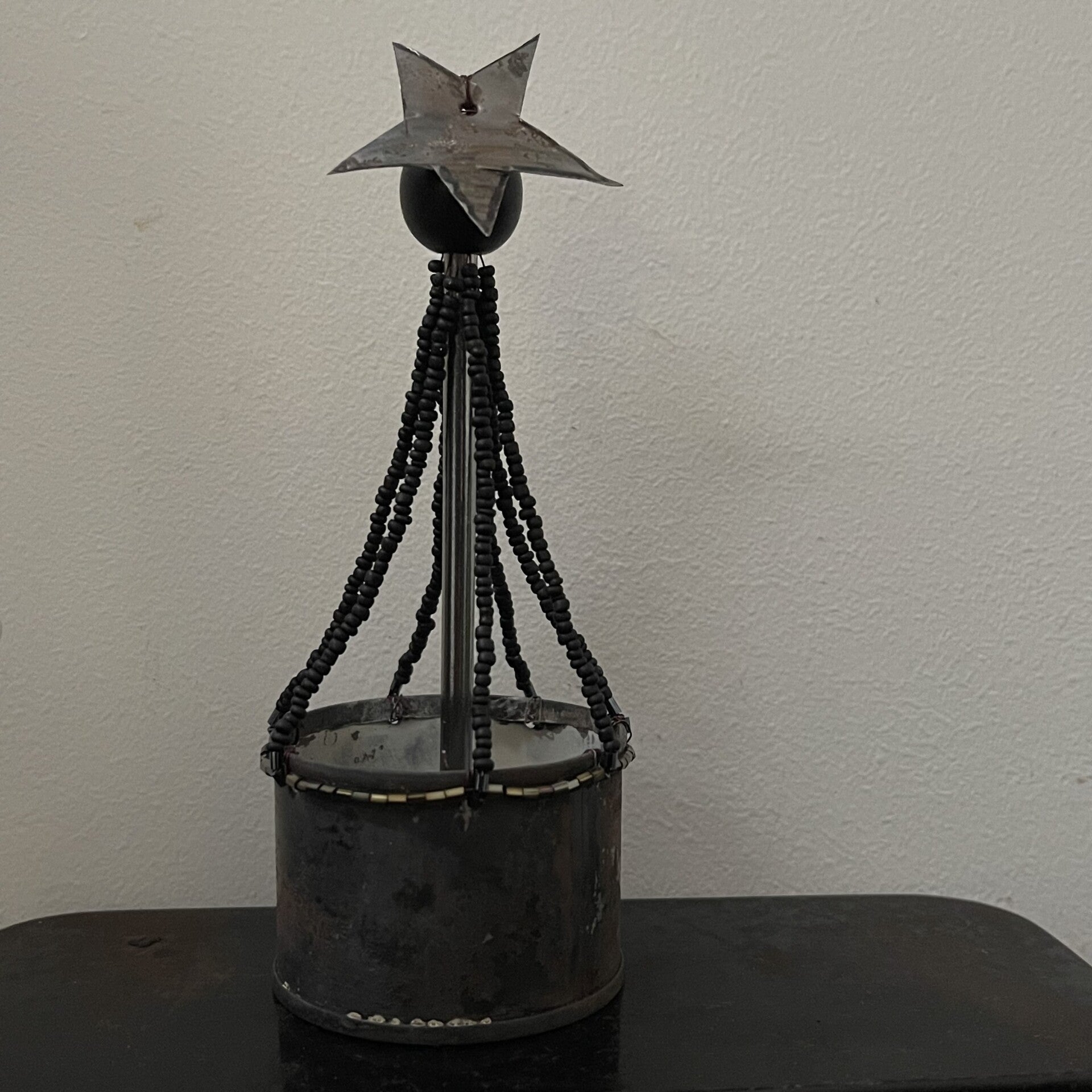 Kerstboompje van kraaltjes