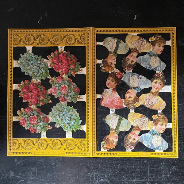 Poëzie plaatjes "Dames & Boeketten"