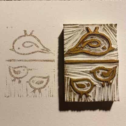 Stempel "3 Vogeltjes"