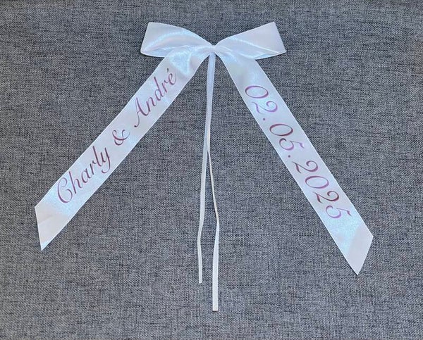 Autoschleife für die Hochzeit