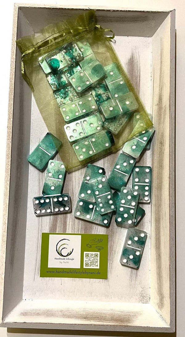 Domino-Steine „Grün“