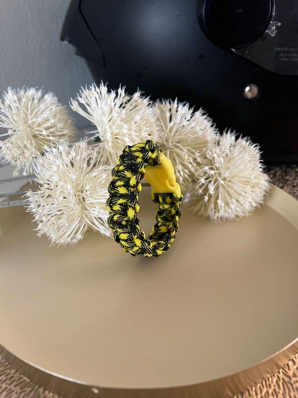 Paracord schwarz/gelb