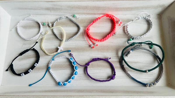 10 Nylon Armbänder