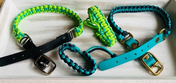 2x Set Hundehalsband und passendes Armband