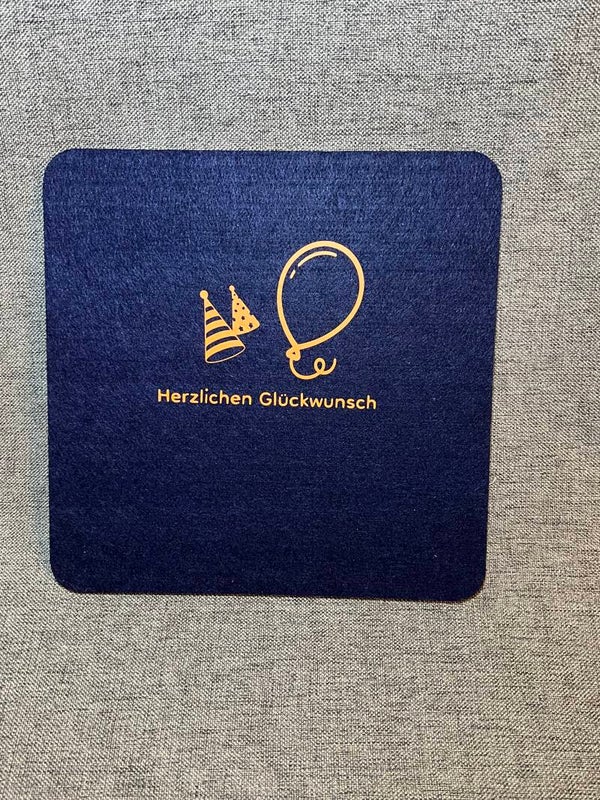 Untersetzer Geburtstag