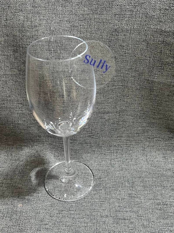 Namensschild „rund“ für ein Glas ab 10 Stück