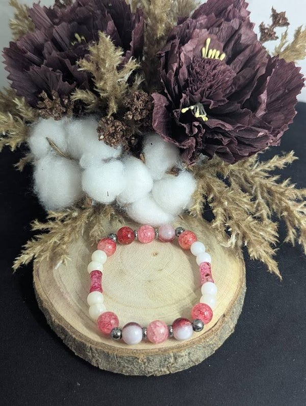 Armband Rot und Weiß