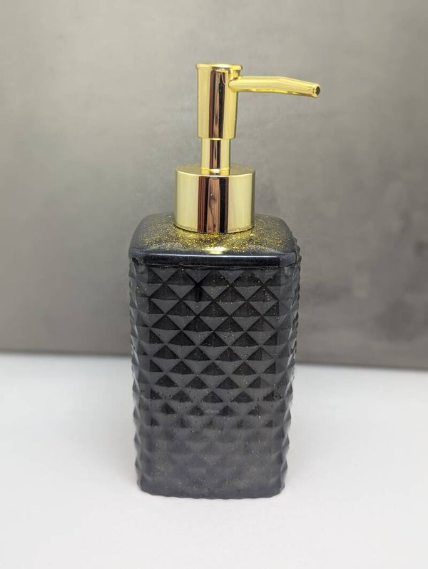 Seifenspender Schwarz/Gold