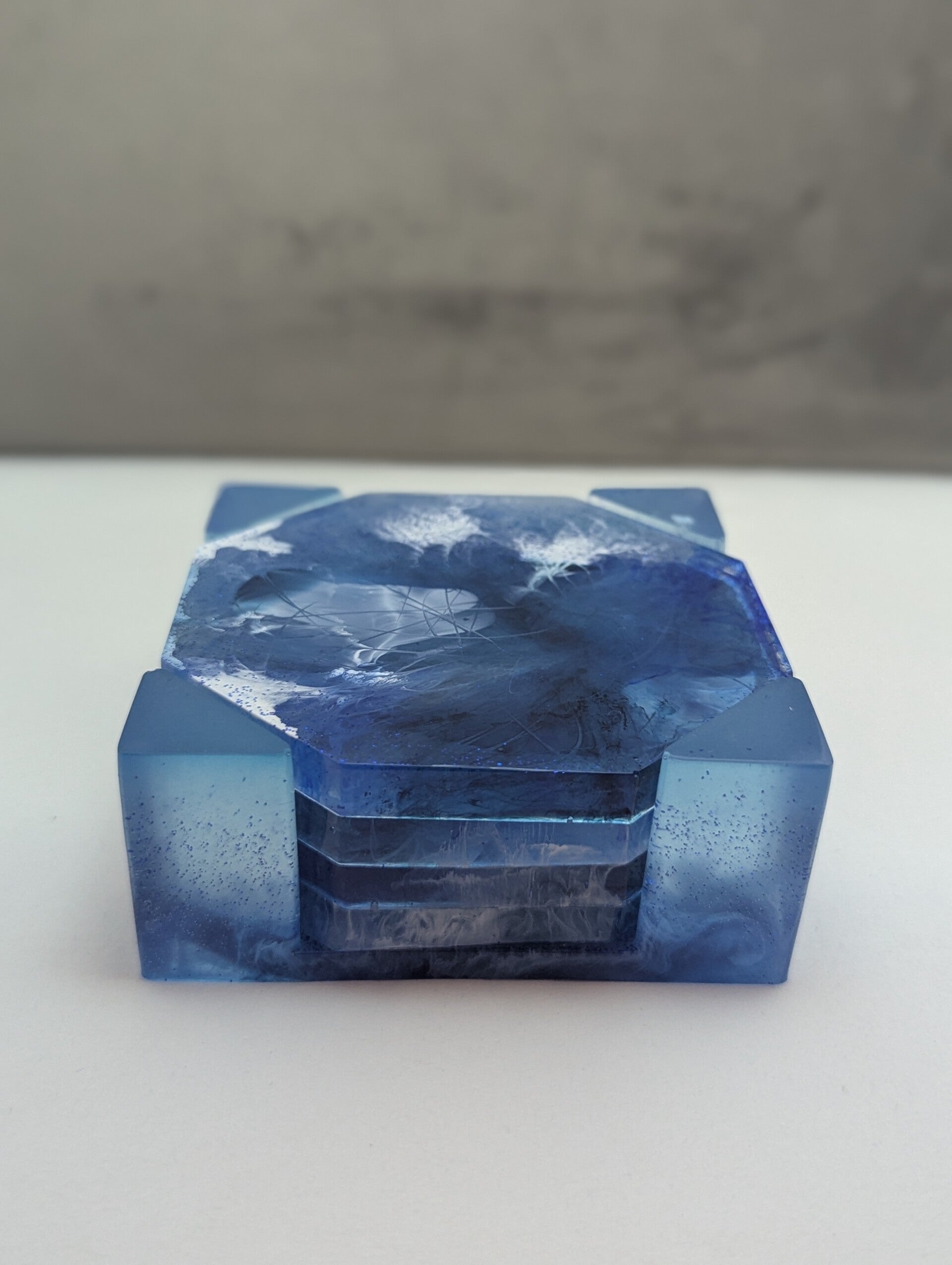 Untersetzer Set Blau