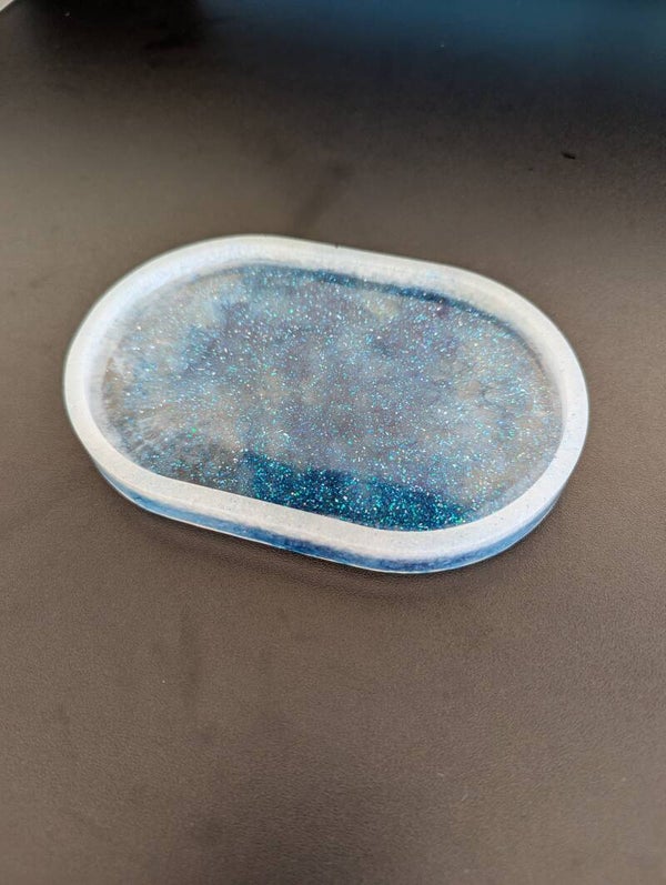 Tablett Blau