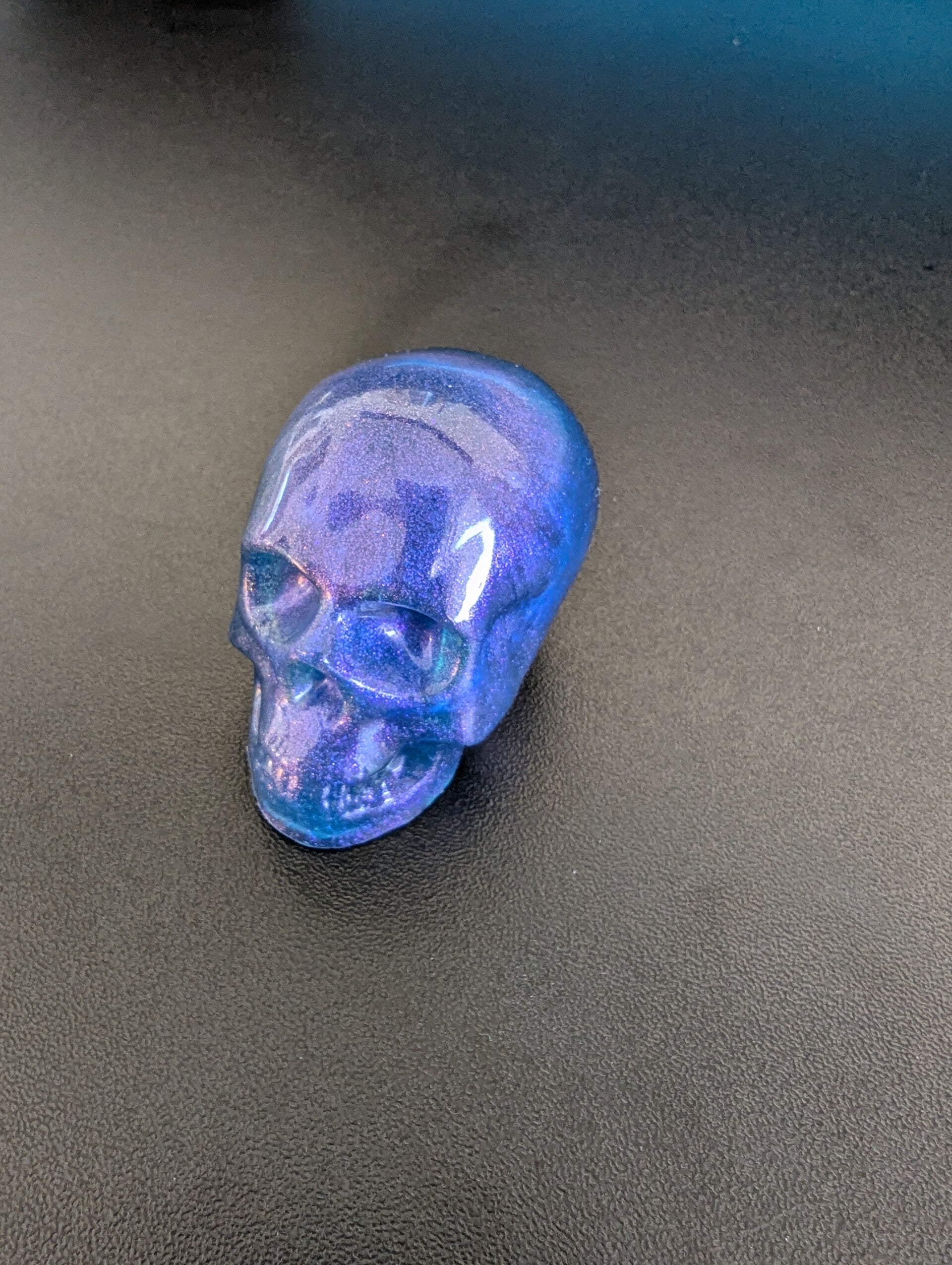 Totenkopf Klein Lila