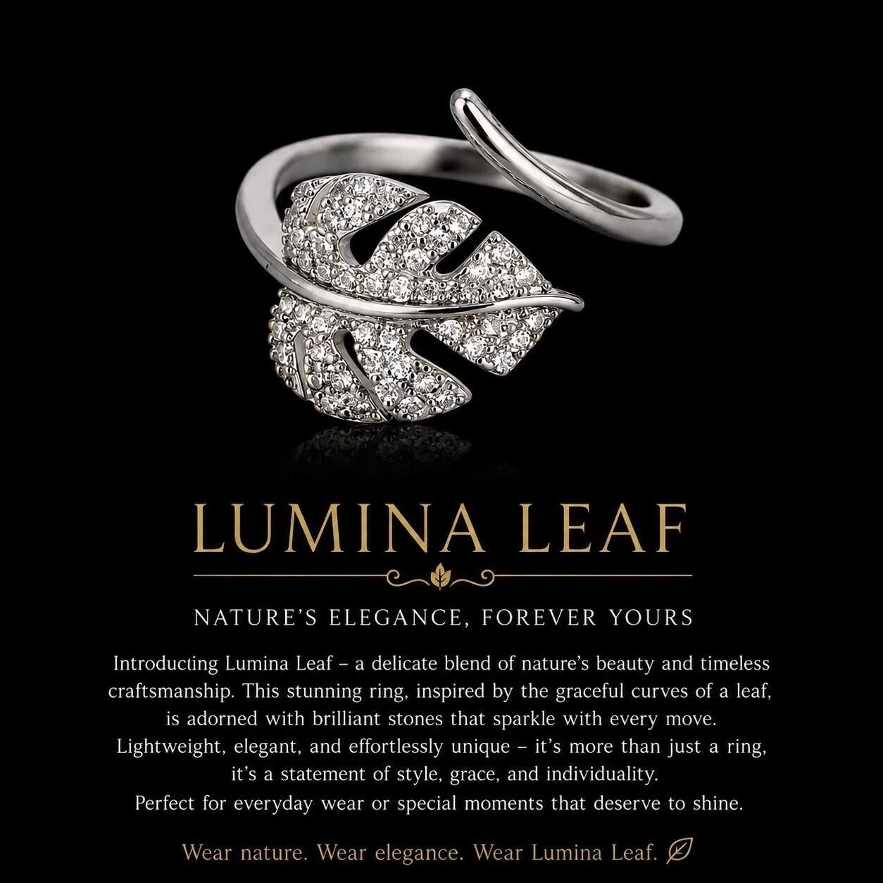 Lumina leaf ring
