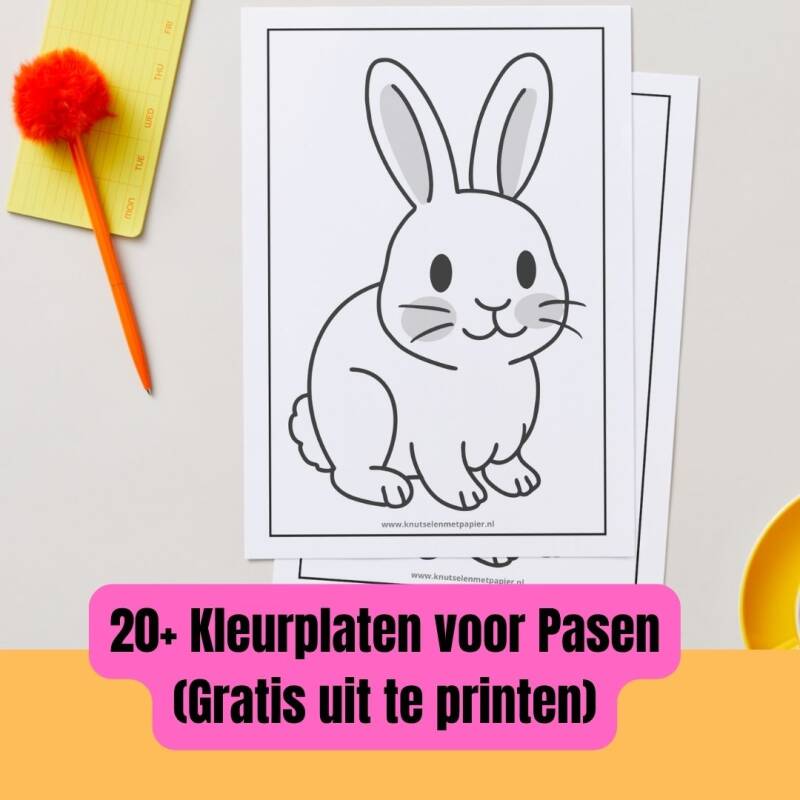Kleurplaten voor Pasen - Gratis uit te printen