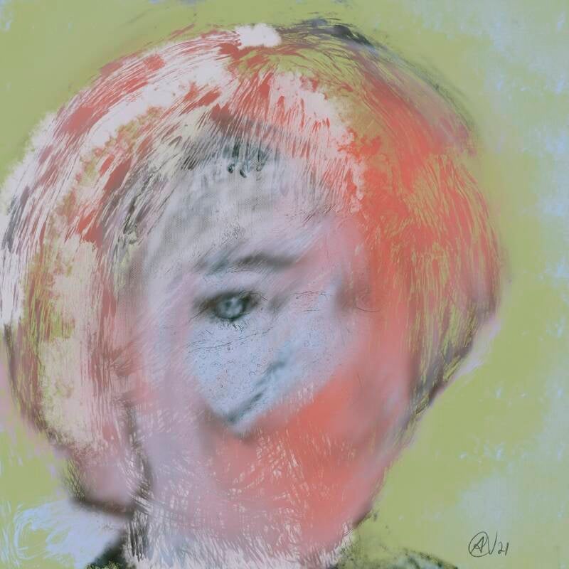 Selfportraits on iPad: Changings Moods II