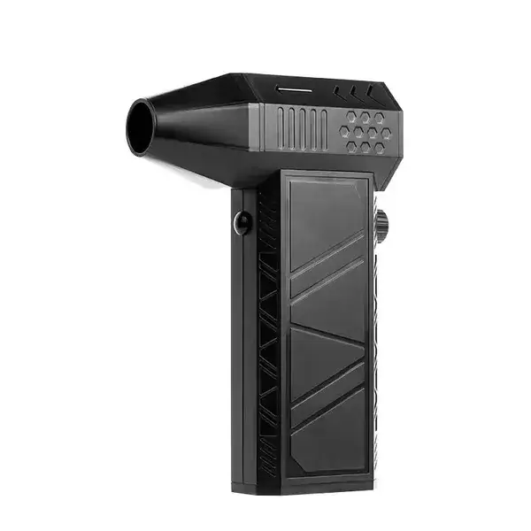 4000mAh Jet Fan Elektrische Luftpumpe USB Turbo Ventilator Multifunktionsgebläse Drehzahl bis zu 130000 U/min - Schwarz