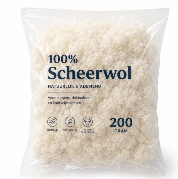 Scheerwol bolletjes 200 gram