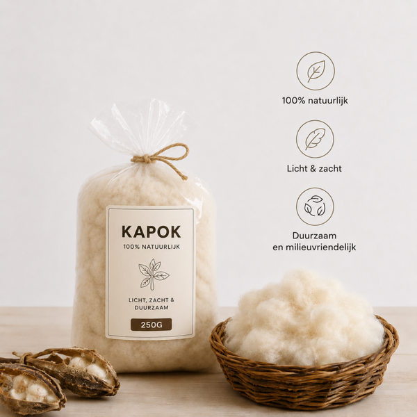 Kapok vulling 250 gram