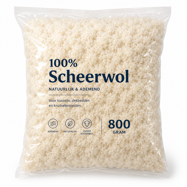 Scheerwol bolletjes 800 gram