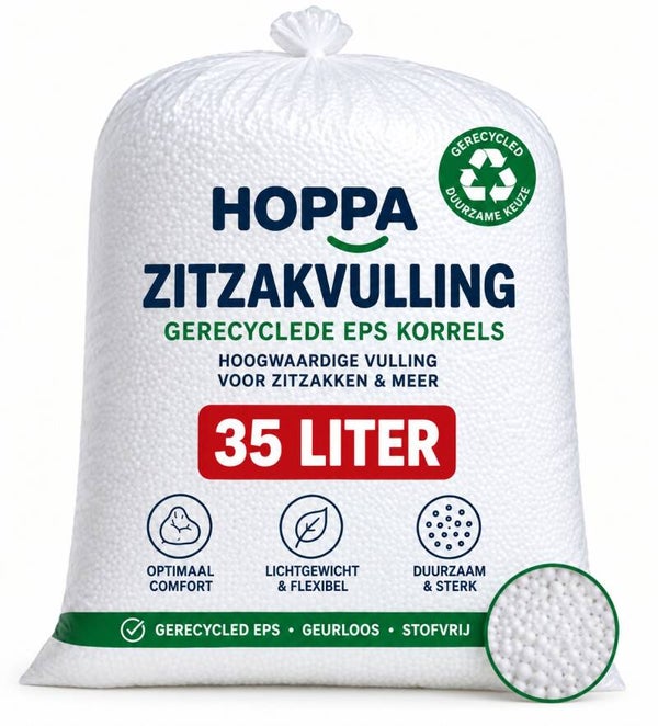 Hoppa - 30 liter zitzakvulling - Eco