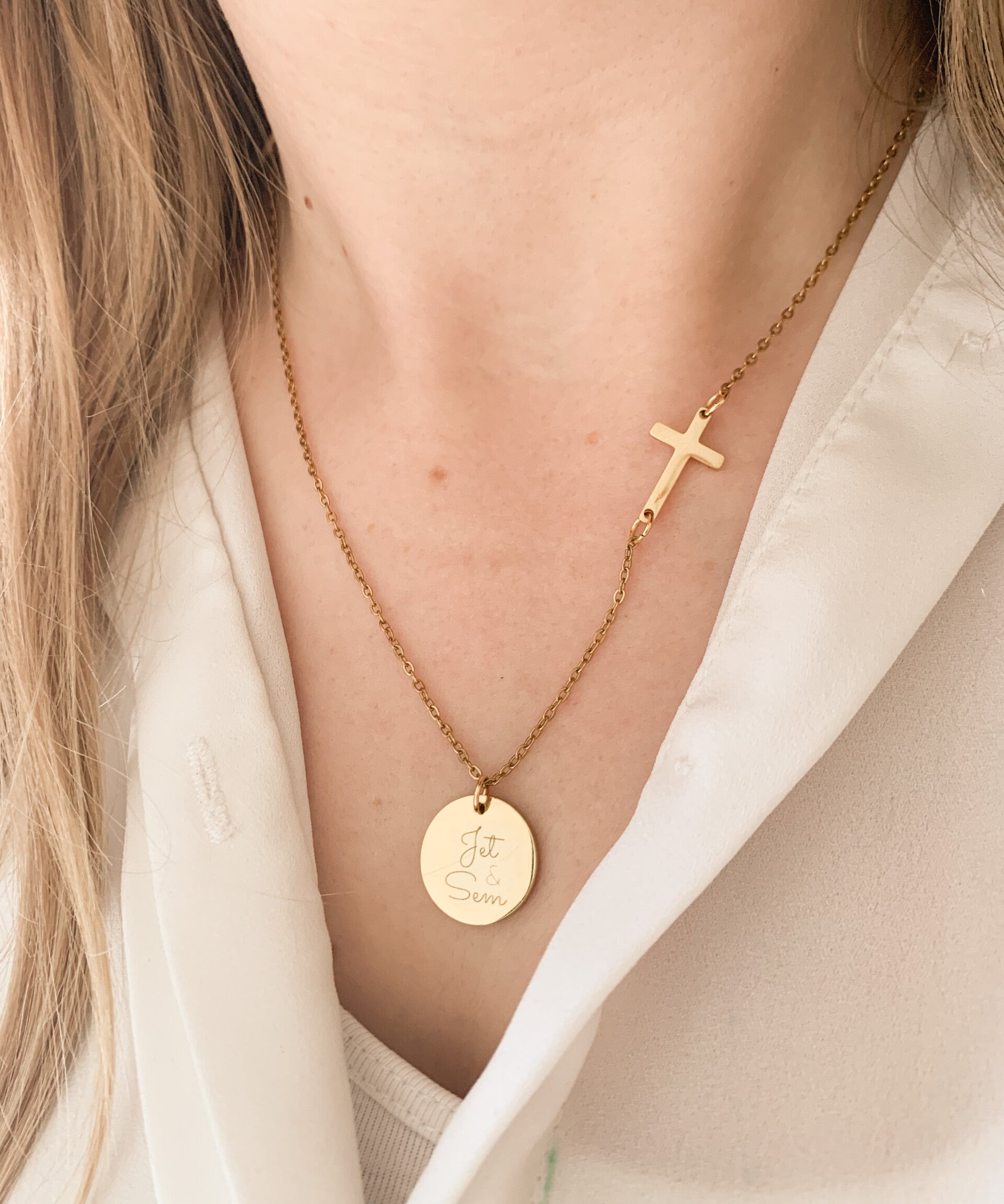 2 IN 1 KETTING MET EIGEN TEKST | SYMBOOL