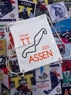 TT Assen tas met trekkoord