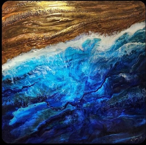 Luxury Coastal Art in Hawaii | Kristi Moomey