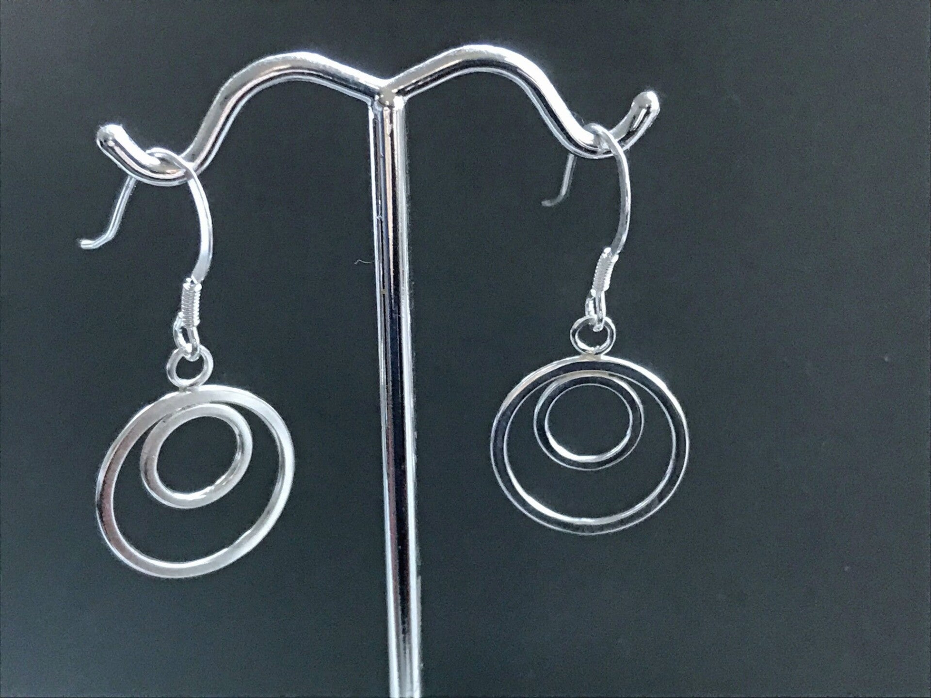 Double Circle Earrings
