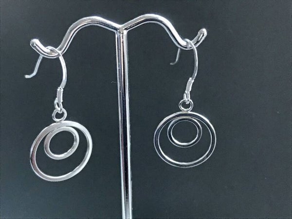Double Circle Earrings