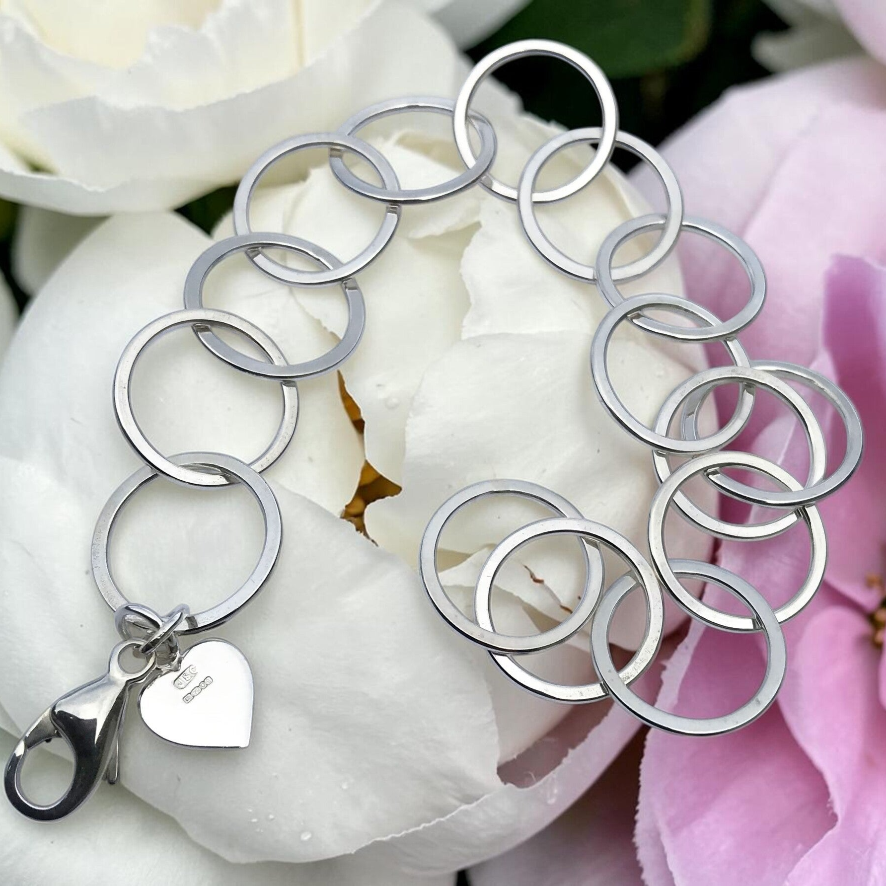 Flattened Link Bracelet