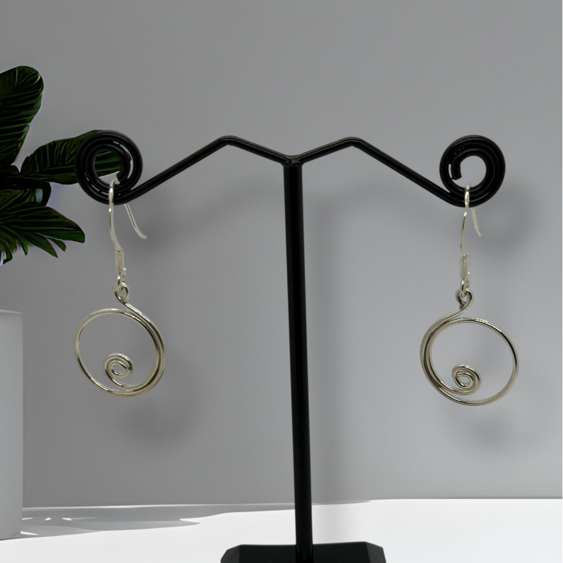 Circle Curl Earrings