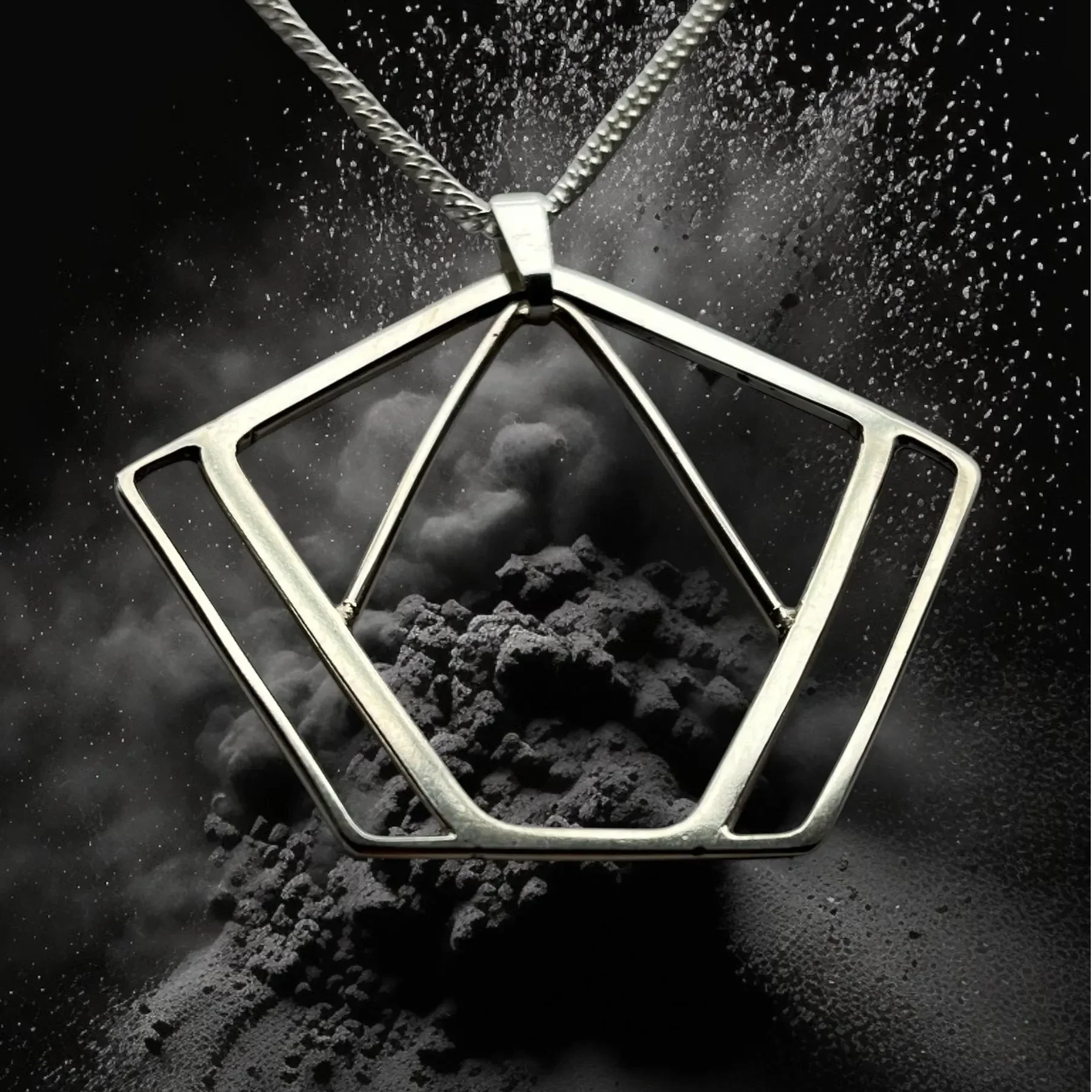 Art Deco Pentagon Pendant