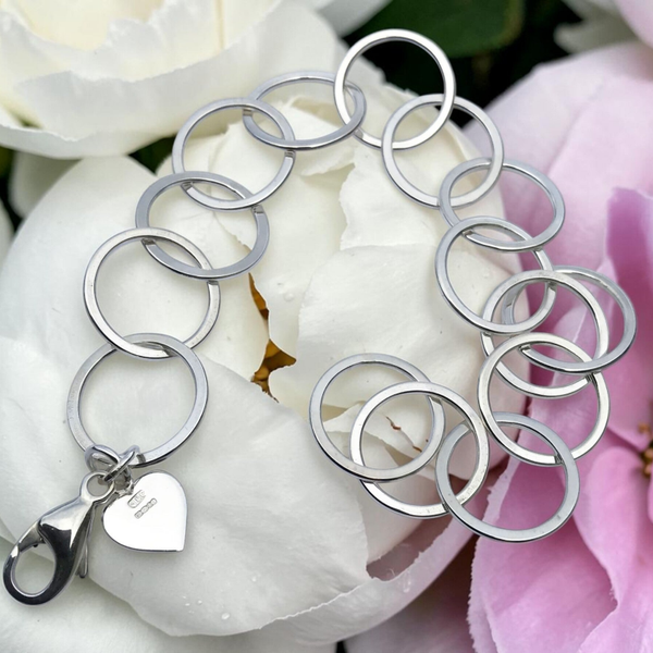 Flattened Link Bracelet