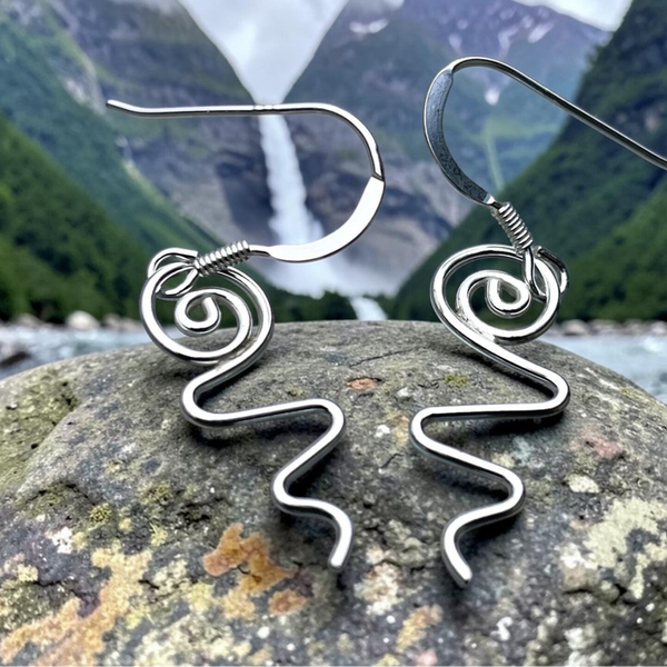 Extended Tadpole Earrings