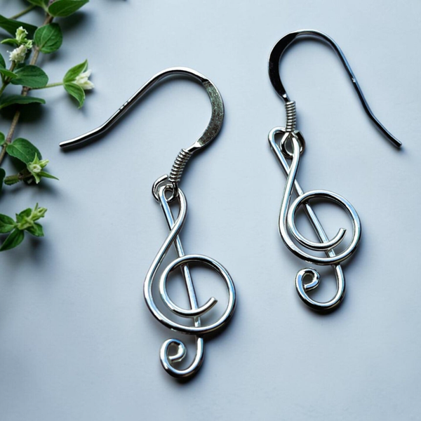 Treble Clef Earrings