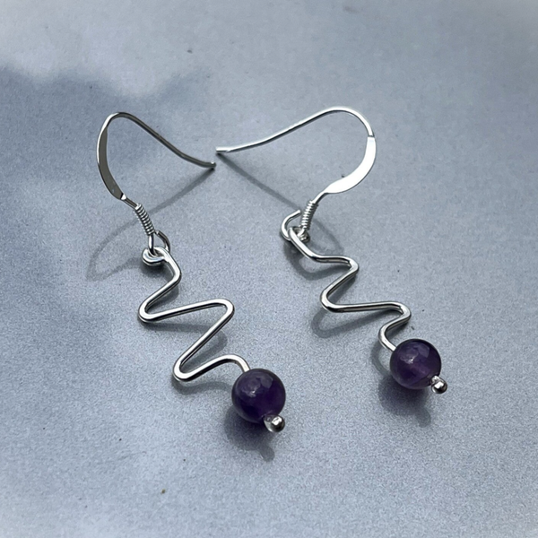 Z Swirl Earrings