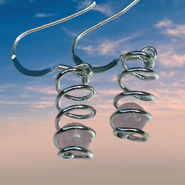 Spiral Bead Earrings