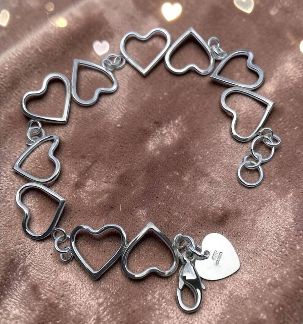 Paired Heart Bracelet