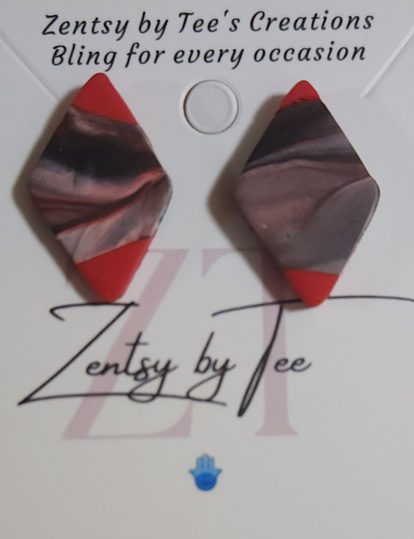 Small Ruby Radiance Earrings