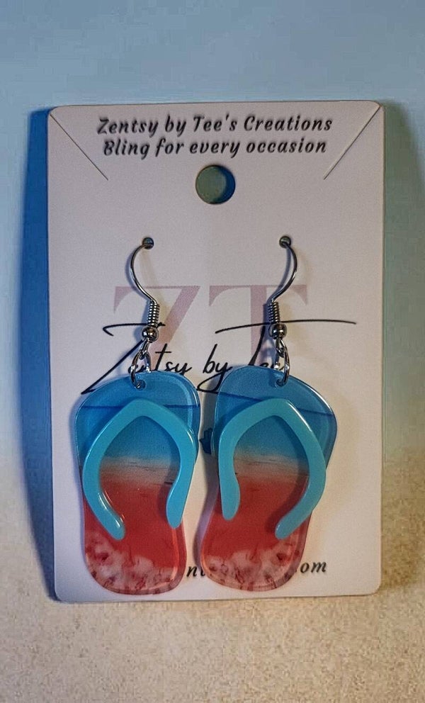 Beach Vibe Sandal Earrings