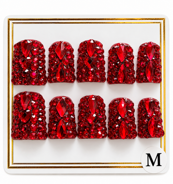 Ruby Red Nails